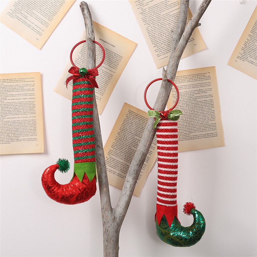 Elf Boot Ornaments for Playful Christmas Tree Decor