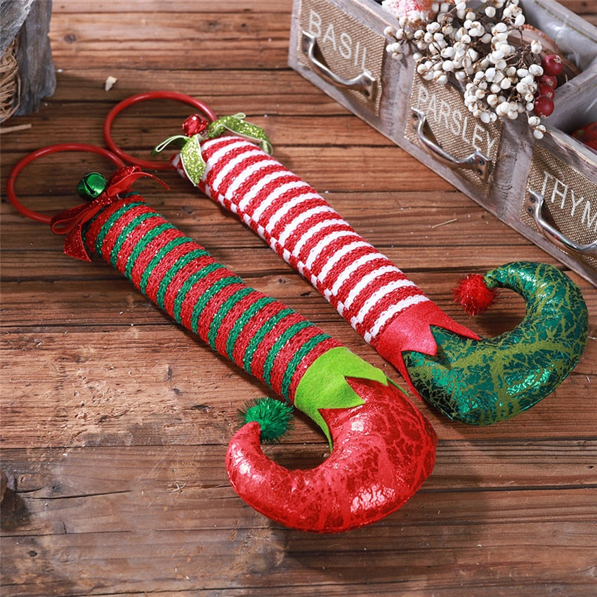 Elf Boot Ornaments for Playful Christmas Tree Decor