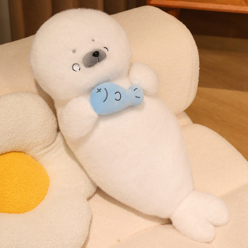 Seal Plush Pillow – Soft Cuddle Companion Room Decor