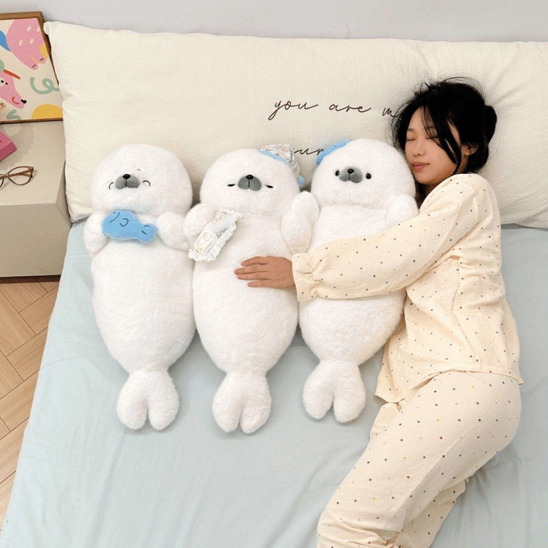 Seal Plush Pillow – Soft Cuddle Companion Room Decor