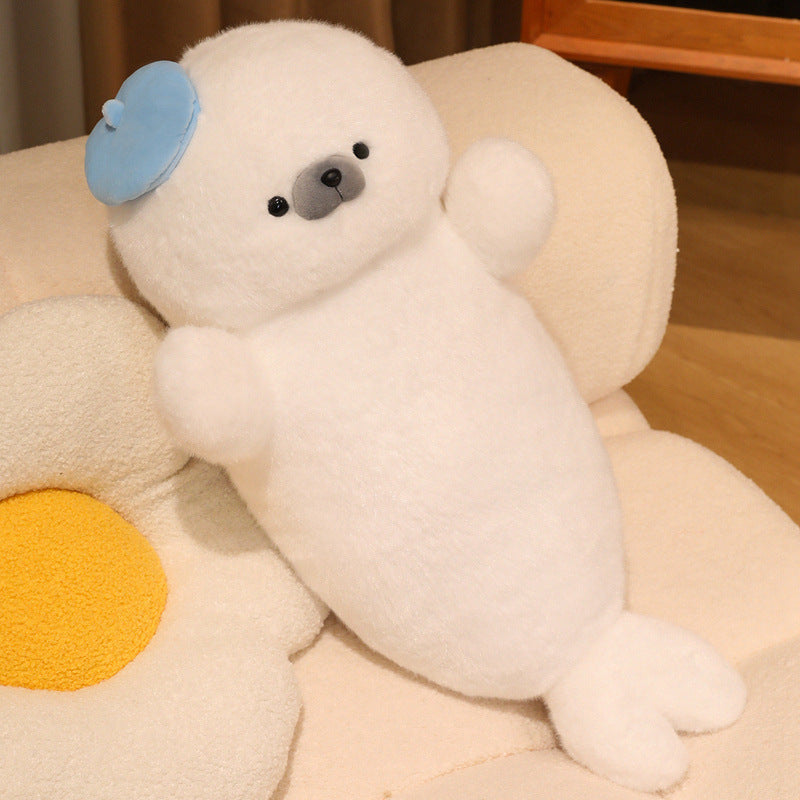 Seal Plush Pillow – Soft Cuddle Companion Room Decor