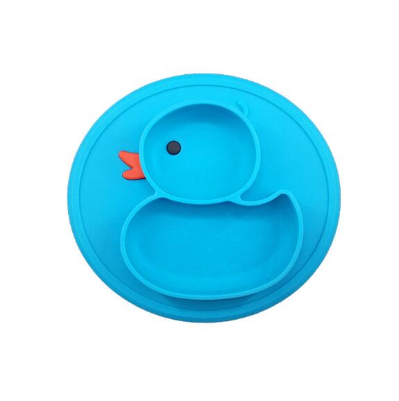 Silicone Duck Baby Plate for Calmer, Less Messy Meals