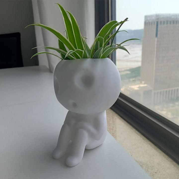 Elf Succulent Planter for Playful Indoor Shelf Decor