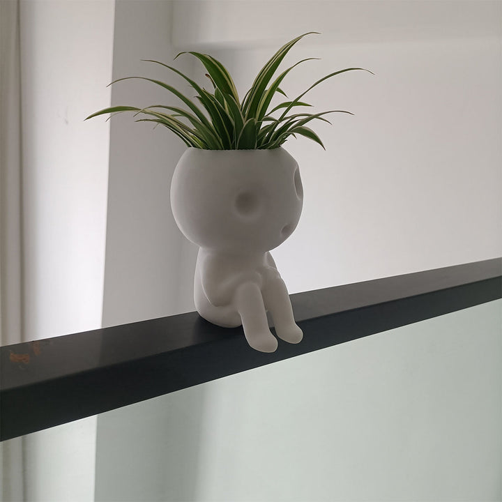 Elf Succulent Planter for Playful Indoor Shelf Decor