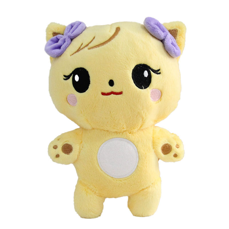 Four-Piece Plush Animal Set for Cheerful Nursery Decor