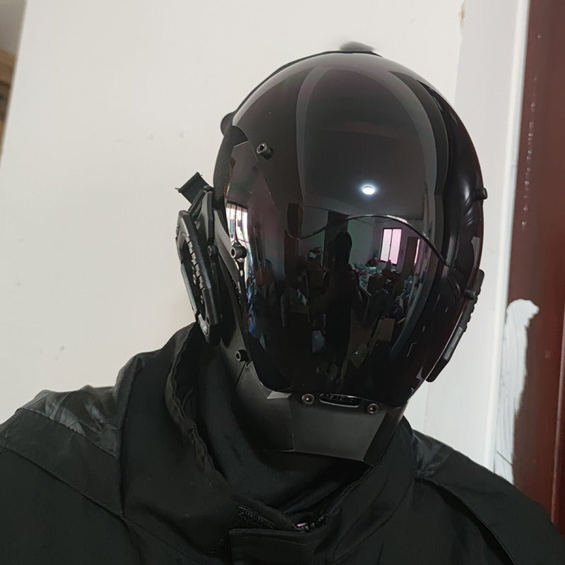 LED Cyberpunk Mask for Festivals & Futuristic Cosplay