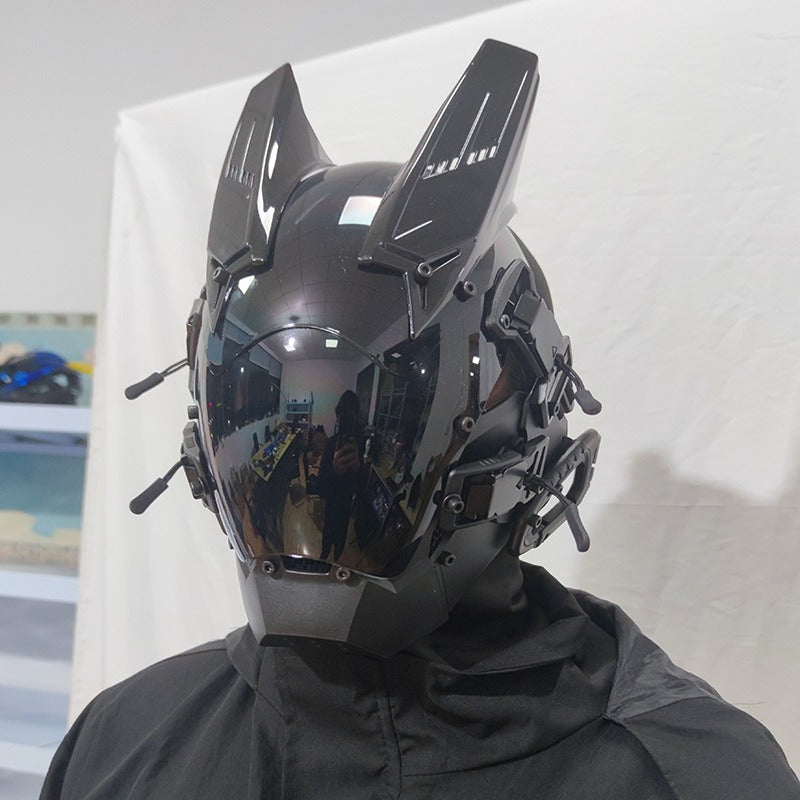 LED Cyberpunk Mask for Festivals & Futuristic Cosplay