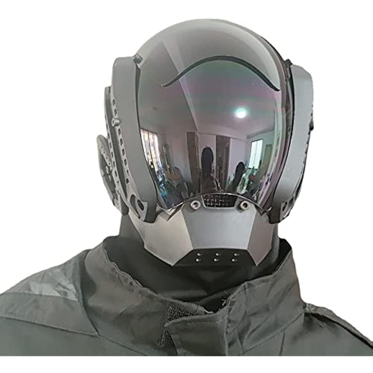LED Cyberpunk Mask for Festivals & Futuristic Cosplay