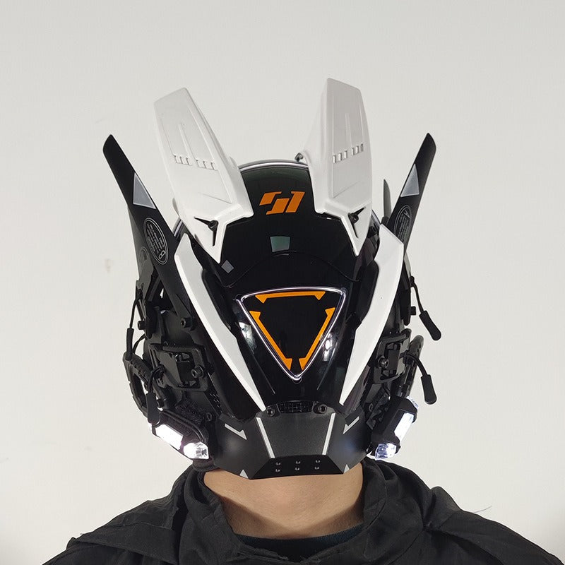 LED Cyberpunk Mask for Festivals & Futuristic Cosplay