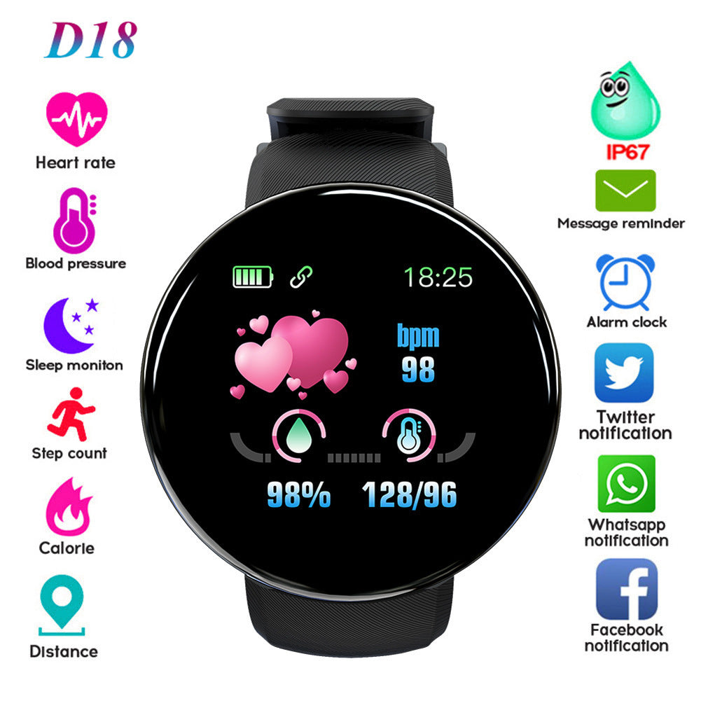Smart Bracelet Heart Rate, Blood Pressure & Sleep Tracker