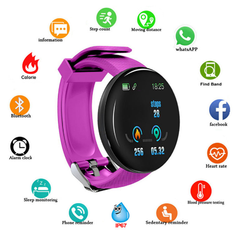 Smart Bracelet Heart Rate, Blood Pressure & Sleep Tracker