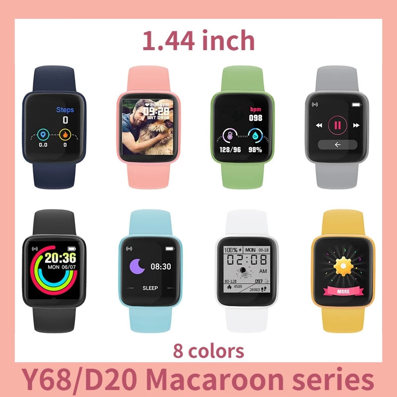 1.44-Inch Smart Bracelet for Steps, Calories & Heart Rate
