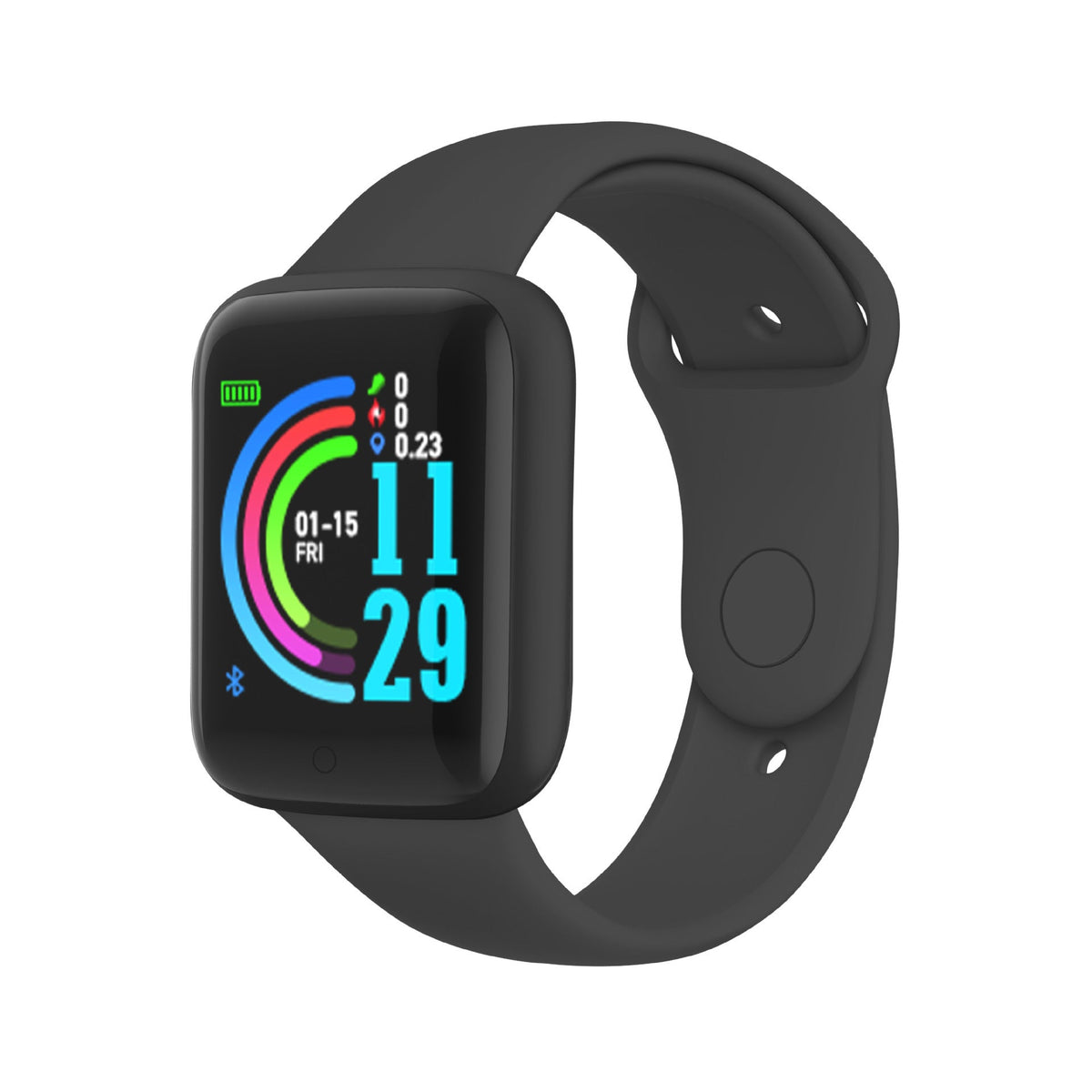 1.44-Inch Smart Bracelet for Steps, Calories & Heart Rate