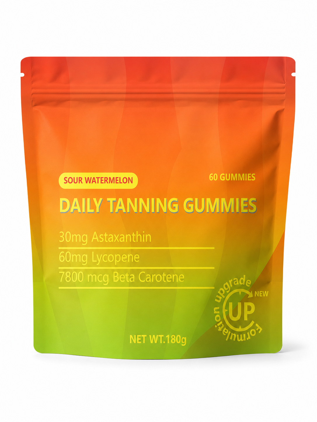 Daily Tanning Gummies — Natural Glow with Astaxanthin & Lycopene