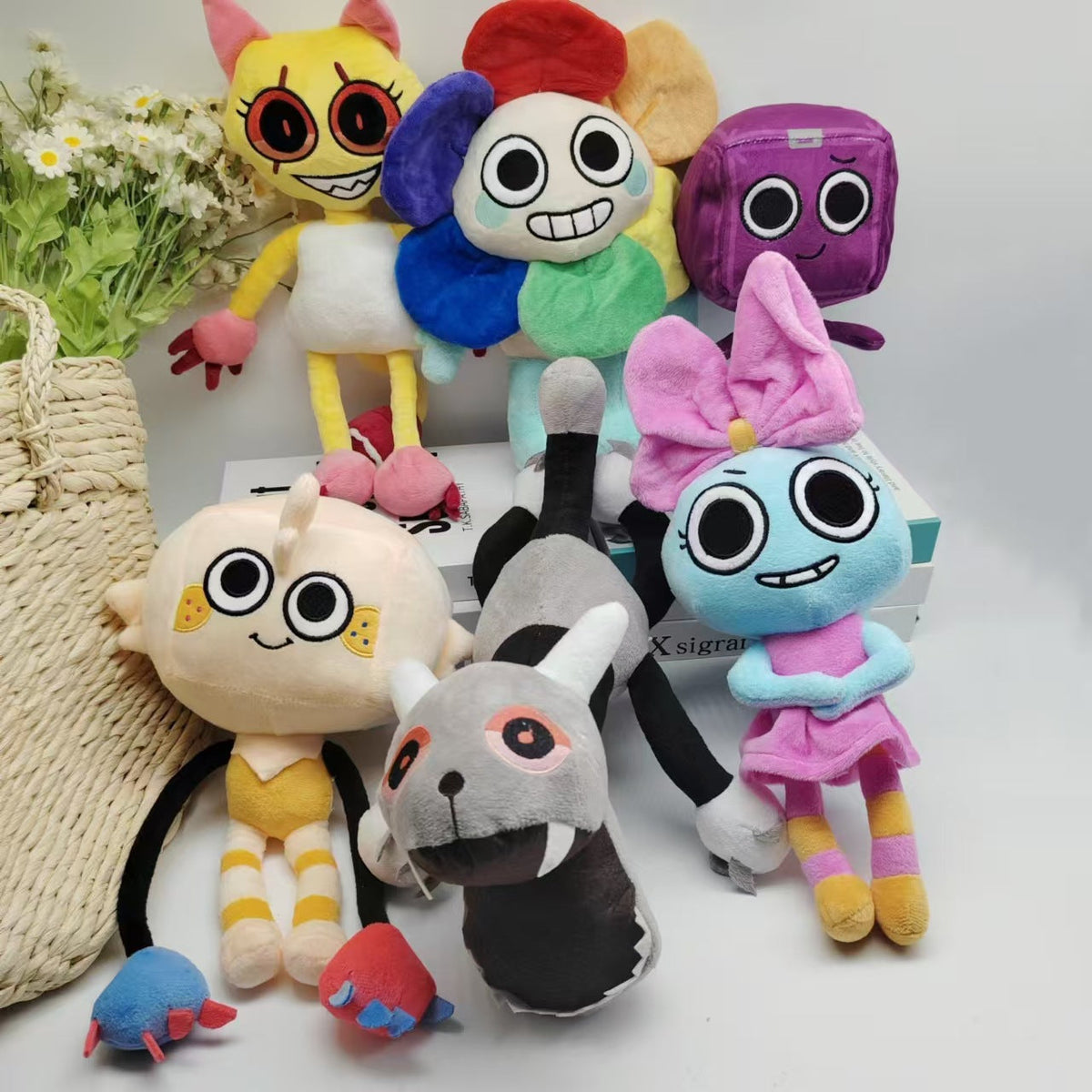 Dandy's World Plush Toys for Colorful Game Displays
