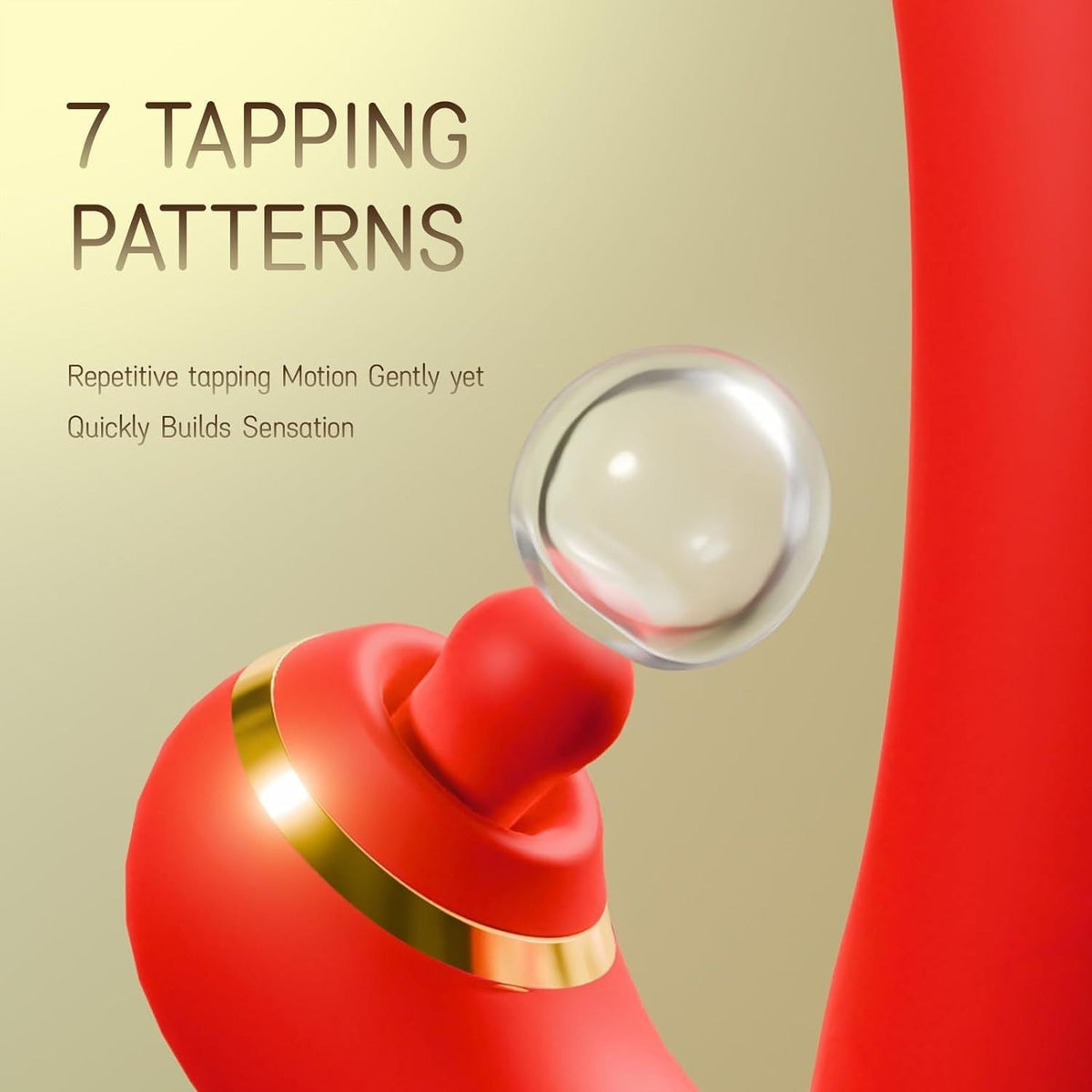 Rechargeable Intimate Stimulator, Multi-Function Design
