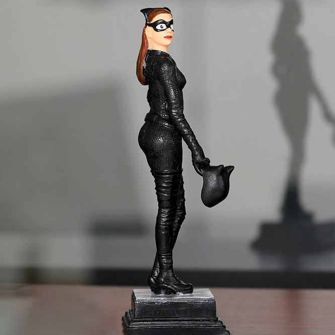 Catwoman Figurine | Handcrafted Black Resin Display