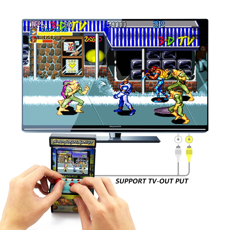 Retro Handheld Arcade Console with 156 Built-in Games