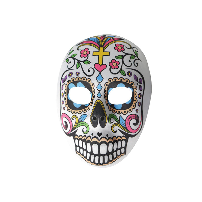 Day of the Dead Skull Mask for Colorful Costume Looks