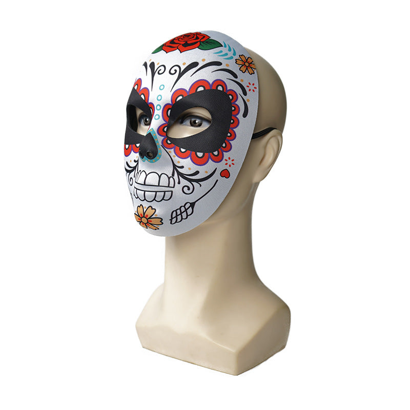 Day of the Dead Skull Mask for Colorful Costume Looks