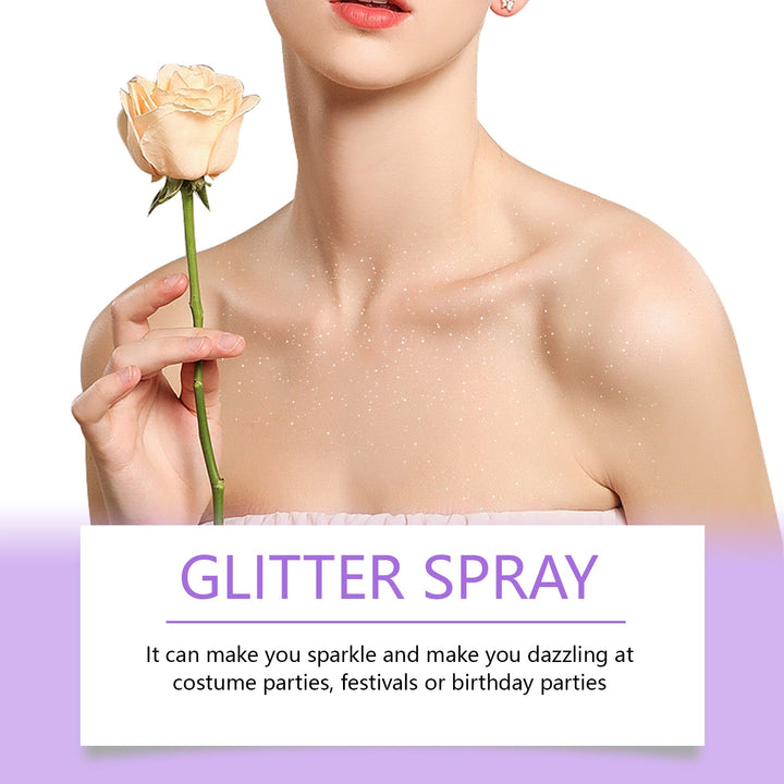 Body Glitter Spray for Long-Lasting Starry Skin Glow