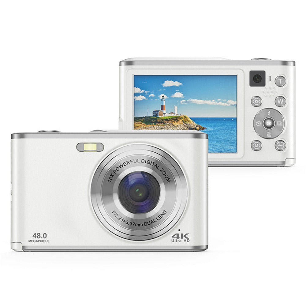 48MP Dual-Lens Digital Camera with 4K Video & Selfie