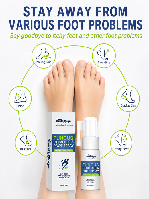 Debacteria Foot Spray — Natural Antifungal & Odor Relief