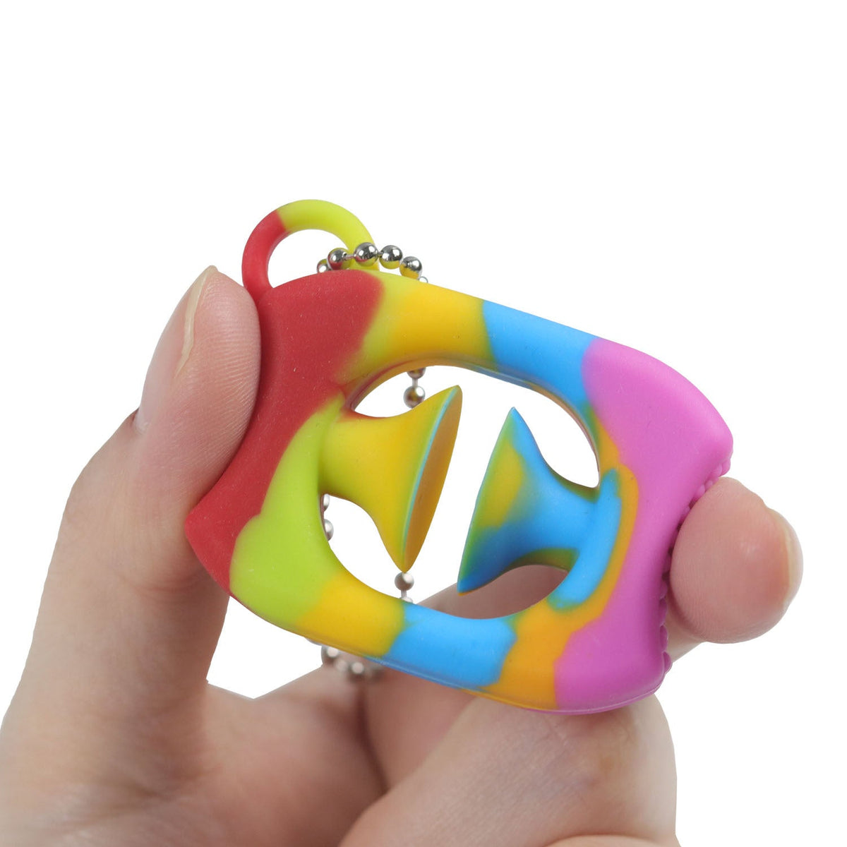 Silicone Fidget Grip Ring for Portable Stress Relief
