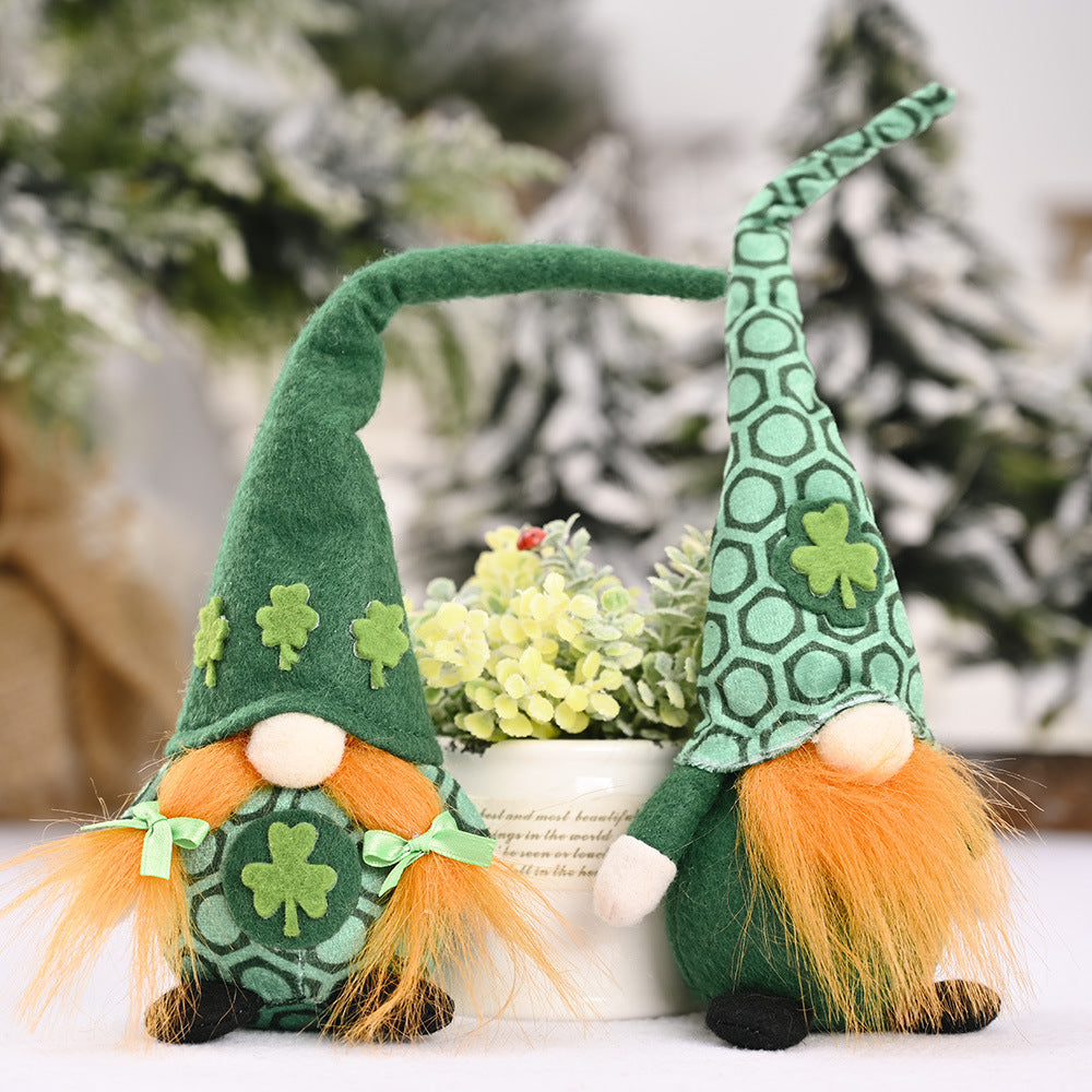 St. Patrick's Day Gnome Tabletop Decoration Accent