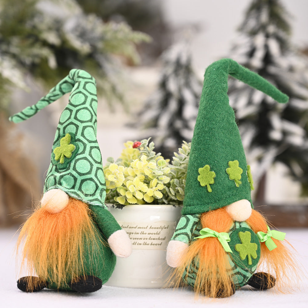 St. Patrick's Day Gnome Tabletop Decoration Accent