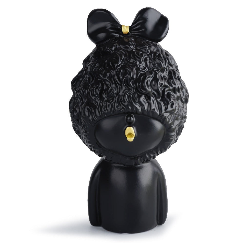 Ceramic Lamb Figurine Decor for Playful Study Spaces