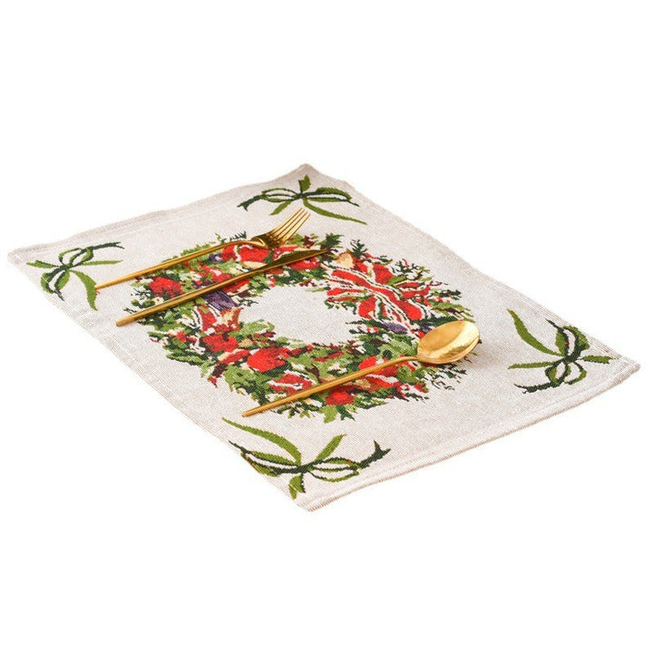 Knitted Christmas Placemats for Cozy Festive Tables