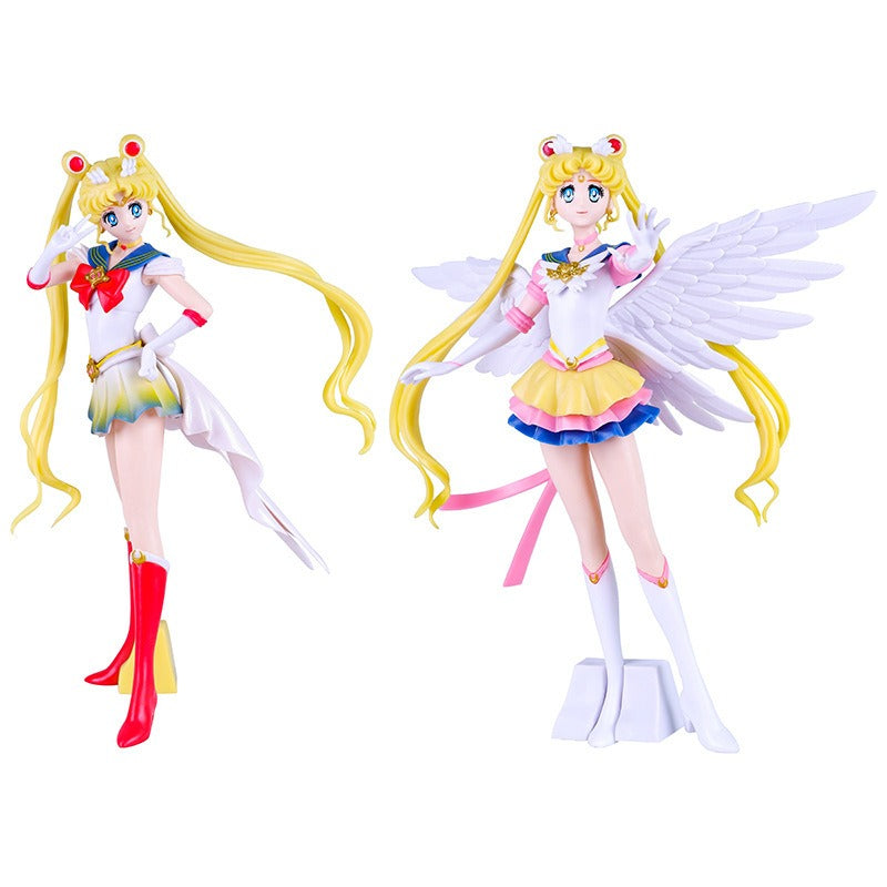 Sailor Moon Collectible Figure With Dramatic Wings