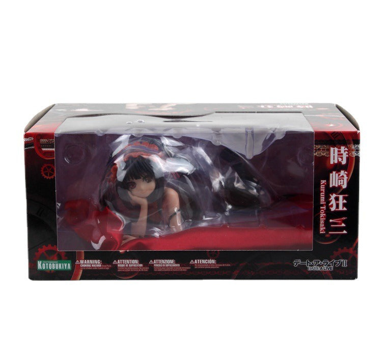 Kurumi Tokisaki Anime Figure With Red Cushion Base