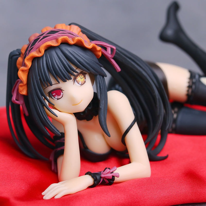 Kurumi Tokisaki Anime Figure With Red Cushion Base