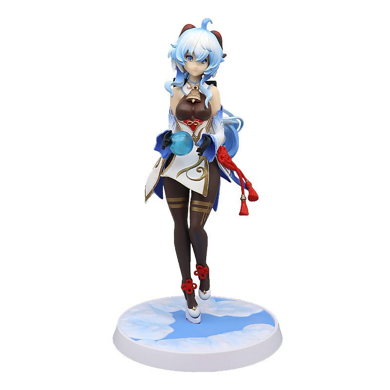Ganyu Anime Figure Collectible with Moonlit Display Base