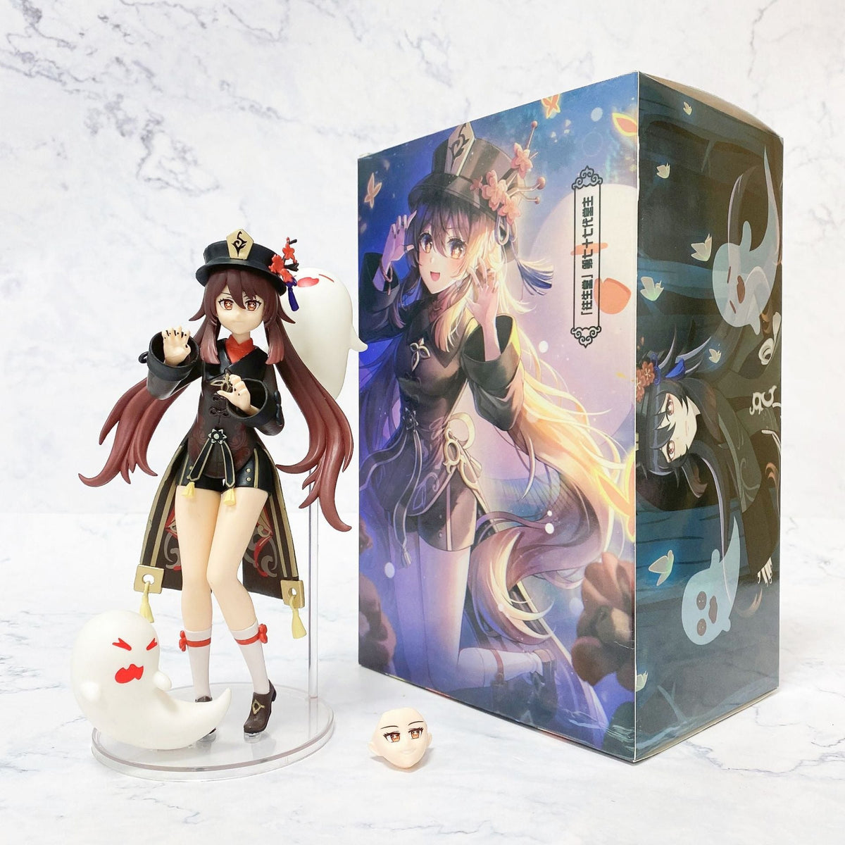 Hu Tao Display Figure With Ghost Companions for Shelves