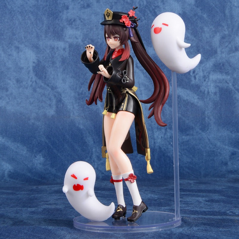 Hu Tao Display Figure With Ghost Companions for Shelves