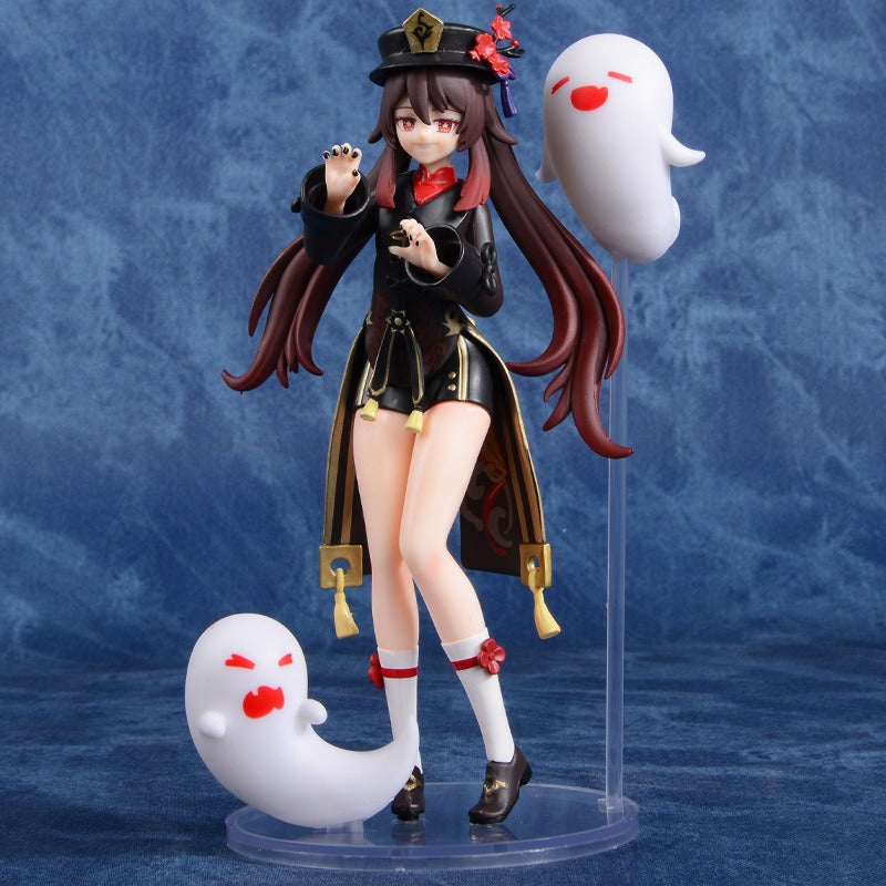 Hu Tao Display Figure With Ghost Companions for Shelves
