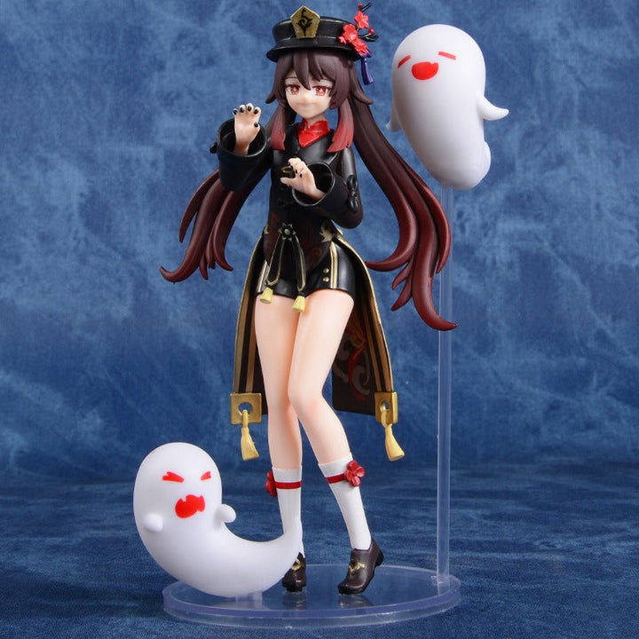 Hu Tao Display Figure With Ghost Companions for Shelves