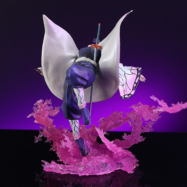 Anime Butterfly Ninja Figure for Dynamic Shelf Display