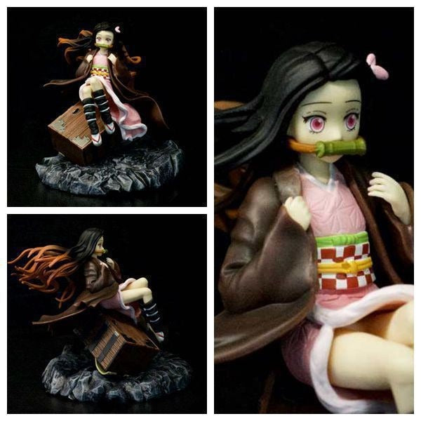 Anime Character Figurine With Dramatic Diorama Display