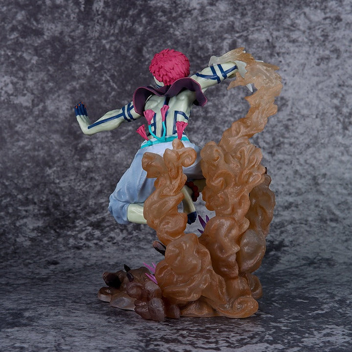 Anime Display Statue With Dramatic Fantasy Action Diorama