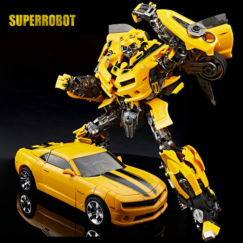 Transforming Robot Toy with Alloy-Style Display Detail