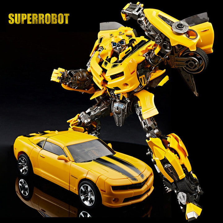 Transforming Robot Toy with Alloy-Style Display Detail