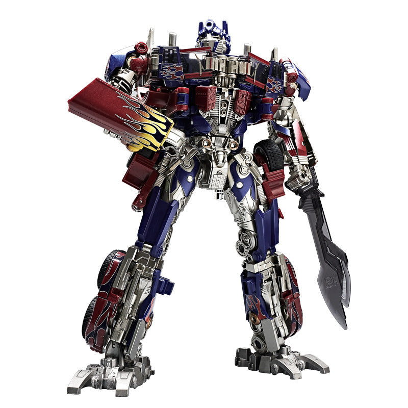 Transforming Robot Toy with Alloy-Style Display Detail