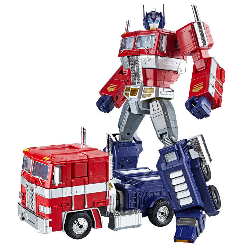 Transforming Robot Toy with Alloy-Style Display Detail