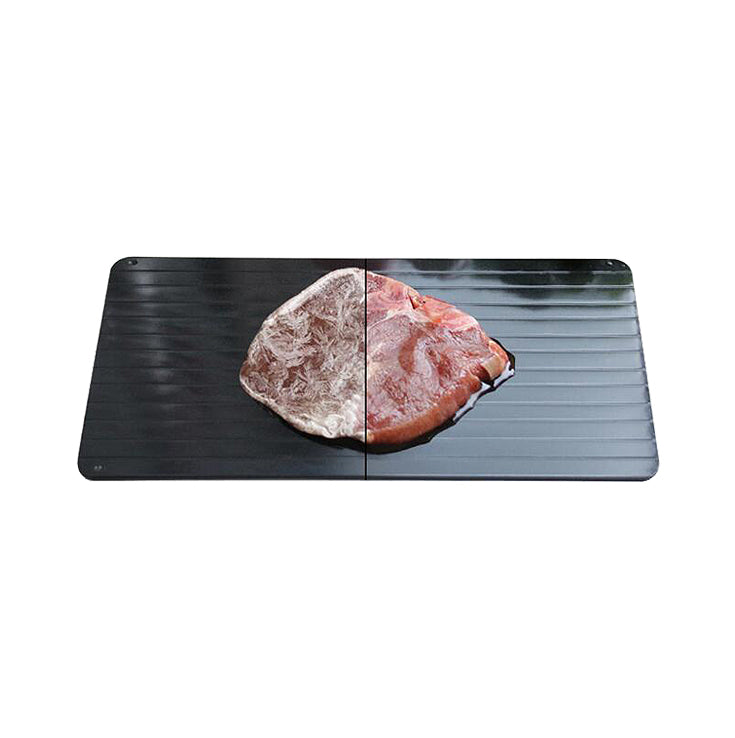 Metal Defrost Tray for Frozen Meat and Fish, No Power