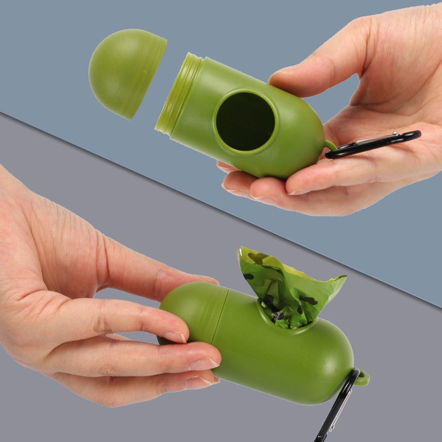 Degradable Dog Poop Bags With Compact Dispenser