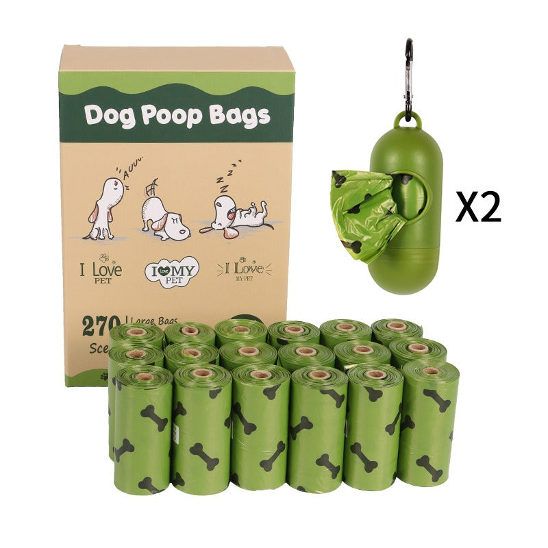 Degradable Dog Poop Bags With Compact Dispenser